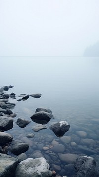 Nature sea outdoors pebble. AI generated Image by rawpixel.