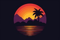 Sunset outdoors nature night. AI generated Image by rawpixel.