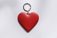 Red heart keychain