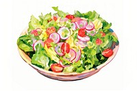 Salad salad vegetable lettuce. AI generated Image by rawpixel.