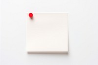 White sticky note with red pin simplicity medication rectangle. AI generated Image by rawpixel.