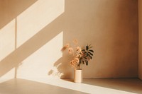Clean minimal empty room architecture shadow window. AI generated Image by rawpixel.