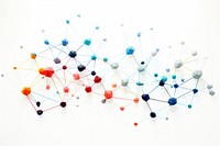 Network white background technology creativity. AI generated Image by rawpixel.