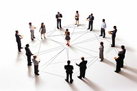 Network togetherness cooperation technology. AI generated Image by rawpixel.