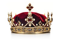 Crown jewelry white background bling-bling. AI generated Image by rawpixel.