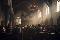 Church architecture building worship. AI generated Image by rawpixel.