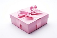 Gift box pink white background anniversary. AI generated Image by rawpixel.