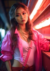 Thai girl portrait photography fashion. AI generated Image by rawpixel.
