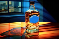 Whiskey bottle whisky drink refreshment. AI generated Image by rawpixel.