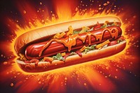 Hot dog food condiment hamburger