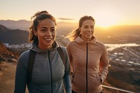 Jogging photography landscape sports. AI generated Image by rawpixel.
