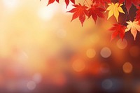 Red and yellow maple leaves autumn backgrounds plant. AI generated Image by rawpixel.