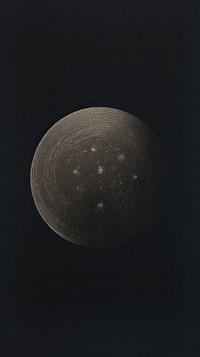 8 ball astronomy space night. AI generated Image by rawpixel.