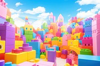 Backgrounds building outdoors block. AI generated Image by rawpixel.