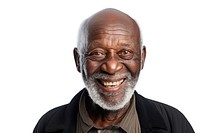 Black old man smiling portrait adult smile. AI generated Image by rawpixel.