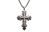 Cross necklace crucifix pendant jewelry. AI generated Image by rawpixel.
