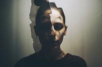 Ghost portrait photography horror. AI generated Image by rawpixel.