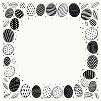 Easter eggs backgrounds pattern drawing.