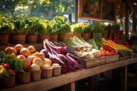 Market plant food farmer's market. AI generated Image by rawpixel.