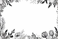 Floral backgrounds pattern drawing. AI generated Image by rawpixel.