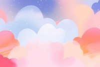 Abstract memphis cloud illustration backgrounds outdoors nature. AI generated Image by rawpixel.