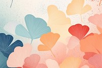 Abstract memphis ginkgo backgrounds petal art. AI generated Image by rawpixel.