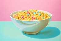Cereal bowl food freshness dessert. AI generated Image by rawpixel.