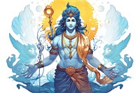 Vishnu god adult representation spirituality. AI generated Image by rawpixel.