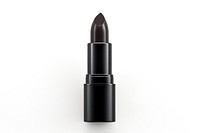 Lipstick black cosmetics bullet white background. AI generated Image by rawpixel.