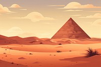 Egypt architecture landscape outdoors. AI generated Image by rawpixel.