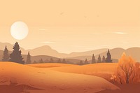 Autumnscape landscape sunlight outdoors. AI generated Image by rawpixel.
