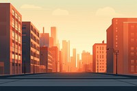 Street and tall buildings architecture cityscape landscape. AI generated Image by rawpixel.