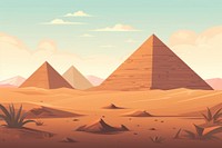Egypt architecture backgrounds landscape. AI generated Image by rawpixel.