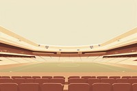 Stadium architecture arena chair. AI generated Image by rawpixel.