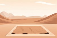 Cashmere Rug landscape outdoors desert. AI generated Image by rawpixel.