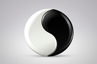 Taoism ying yang icon sphere symbol photo. AI generated Image by rawpixel.