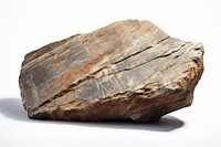 Mineral rock wood white background. AI generated Image by rawpixel.