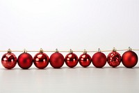 Christmas baubles border plant celebration accessories. AI generated Image by rawpixel.