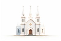 Church architecture building steeple. AI generated Image by rawpixel.