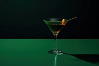 Cocktail martini drink green