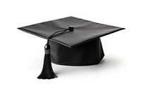 Graduation mortarboard white background intelligence certificate. AI generated Image by rawpixel.