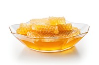 Honeycomb food white background refreshment. AI generated Image by rawpixel.