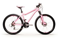 Pink mountain bike bicycle vehicle wheel. AI generated Image by rawpixel.