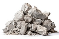 Pile of broken concrete mineral rubble rock. AI generated Image by rawpixel.