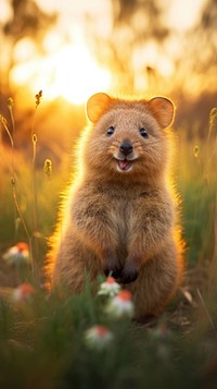 Quokka nature wildlife outdoors. AI generated Image by rawpixel.
