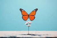 Butterfly animal insect invertebrate. AI generated Image by rawpixel.