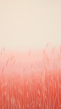 Red Grass Meadow grass landscape outdoors. AI generated Image by rawpixel.