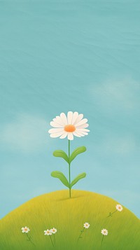 A daisy flower plant petal. AI generated Image by rawpixel.