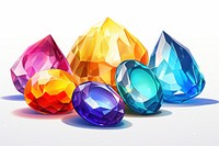 Gem gemstone jewelry crystal. AI generated Image by rawpixel.