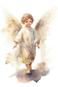 Fairy angel child representation. 